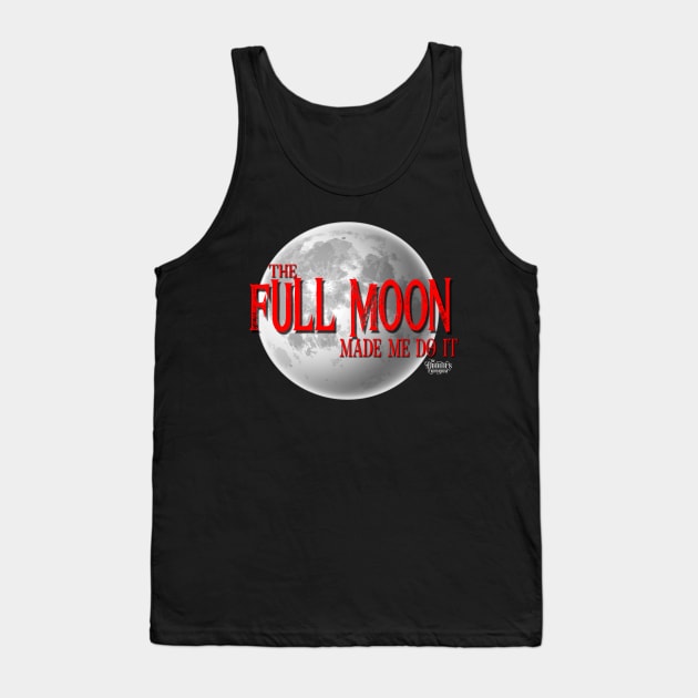 The Gordy Collection: Full Moon Tank Top by KimbraSwain